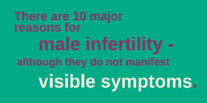 Reasons for male infertility