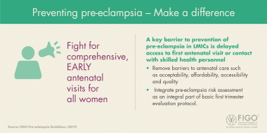 Pre-eclampsia infographic