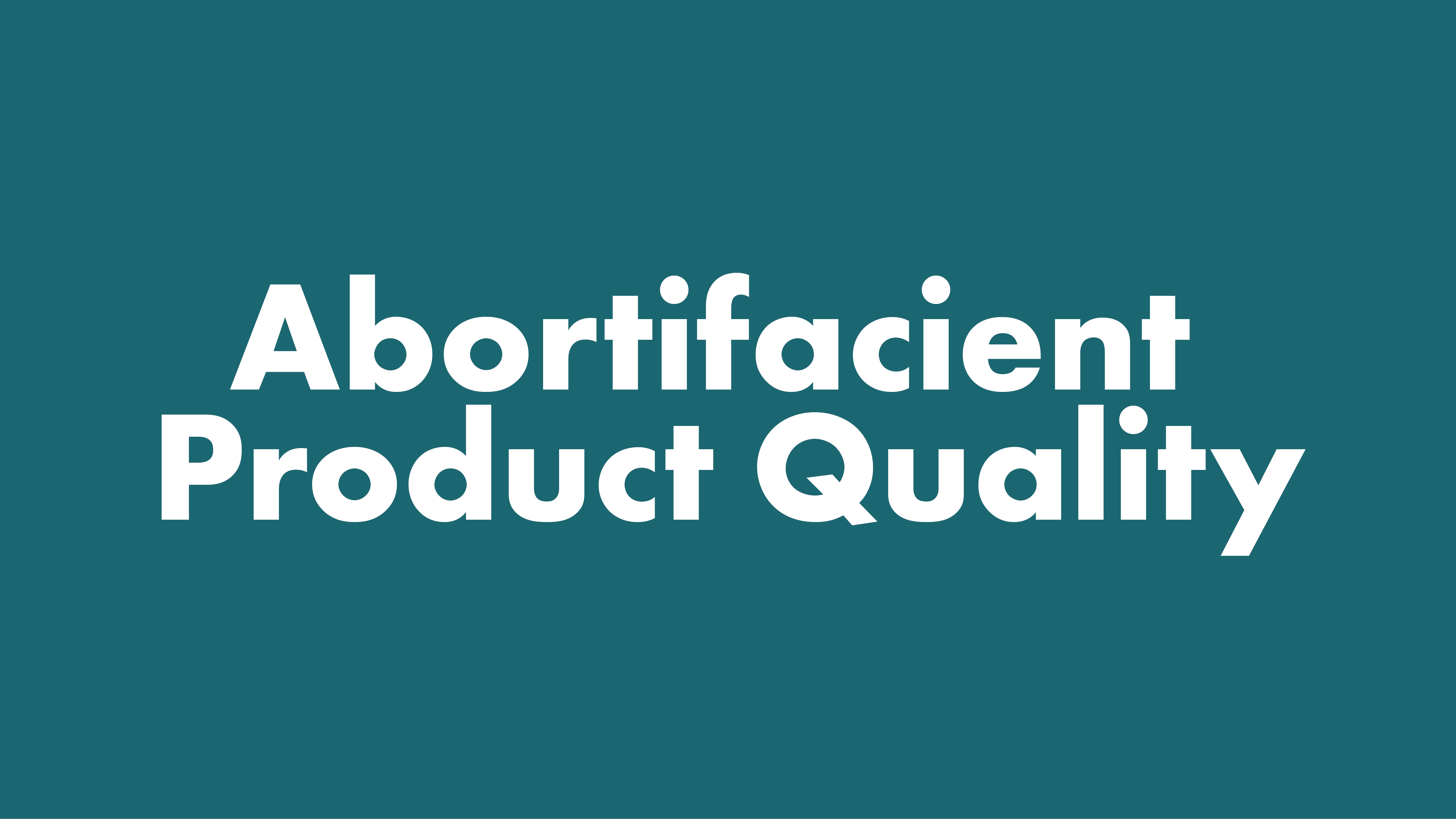 visual statement abortifacient products