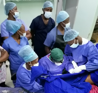Dr Royd Nonde surgery with team