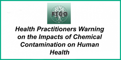 Warning on the impact of chemical contamination on human health