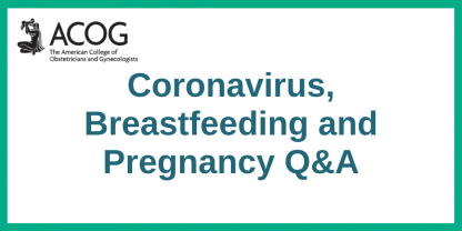 ACOG Breastfeeding COVID 19