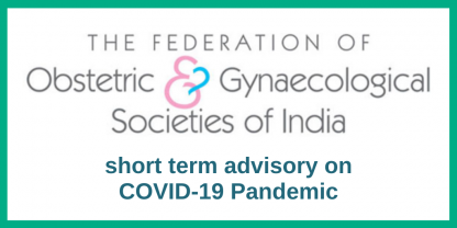 COVID 19 FOGSI Short term advisory