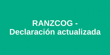 RANZCOG - Declaración actualizada