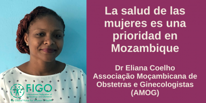 Dr Eliana, Spanish, International Womens Day profile Mozambique