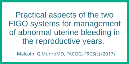 Practical aspects of the two FIGO systems