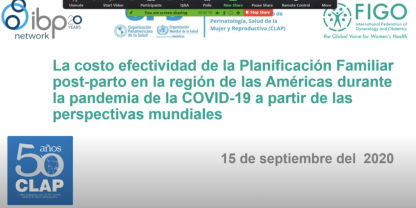 PAHO/WHO webinar spanish