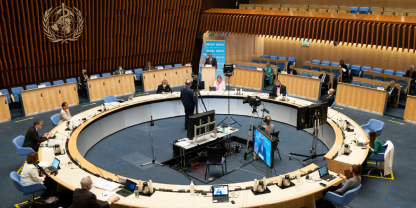 © WHO / Christopher Black at WHO headquarters 2021   Seventy-fourth World Health Assembly, Geneva, Switzerland, 24 May - 1 June 2021.