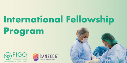 Image fr RANZCOG's International Fellowship Program