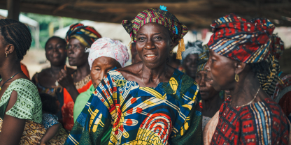 group of African women