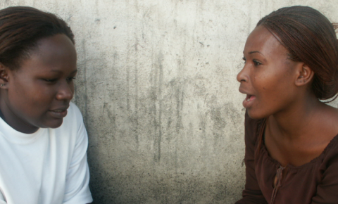 Two Women Chatting 