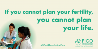World Population day image: quote that reads, if you cannot plan your fertility, you cannot plan your life.