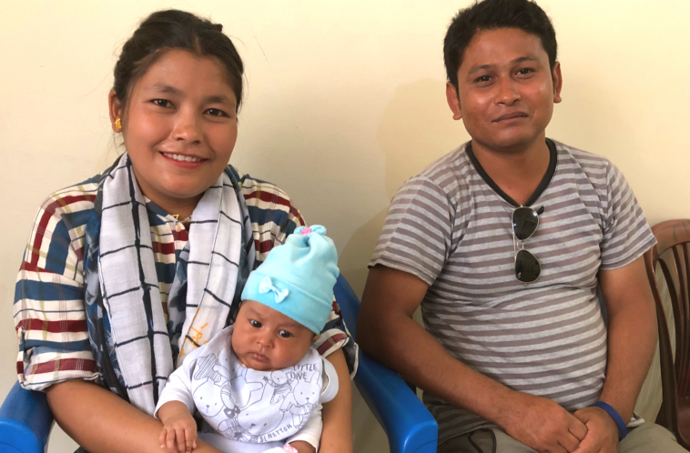 Nepal_Eliza Bell_Rita Shrestha w husband and baby_April 2019.png