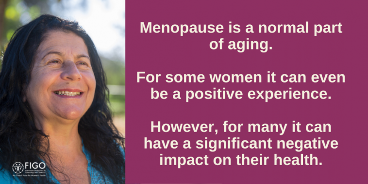 Menopause, a normal part of aging