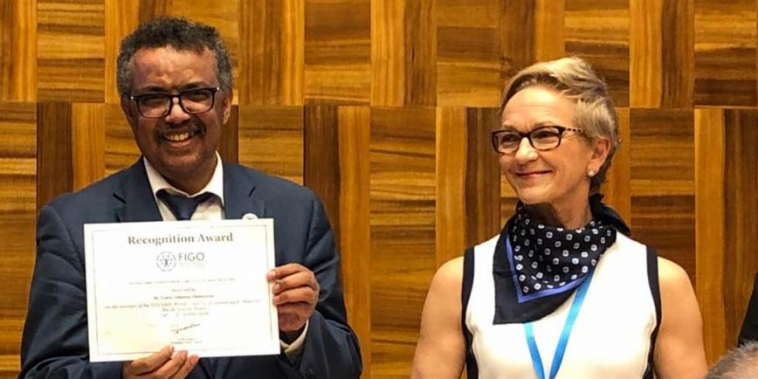 Dr Tedros joins FIGO's Cervical Cancer session during WHA71