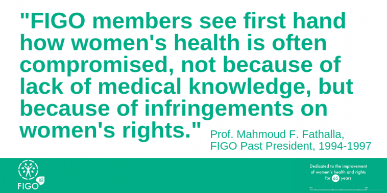 Prof. Mahmood Fathalla looks ahead in women's health and rights