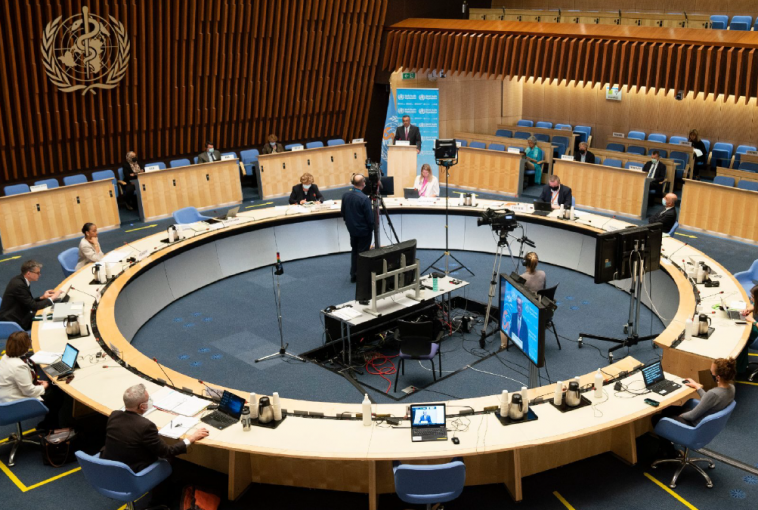 © WHO / Christopher Black at WHO headquarters 2021   Seventy-fourth World Health Assembly, Geneva, Switzerland, 24 May - 1 June 2021.