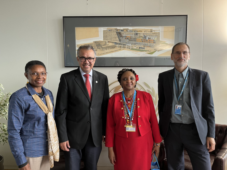 Picture of Anne Kihara and Dr Tedros