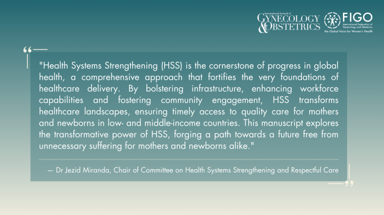 Strengthening Health Systems to Reduce Maternal and Newborn Mortality: FIGO’s Strategic View