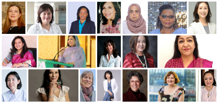 Photo montage of recipients of FIGO Women's Awards 2025